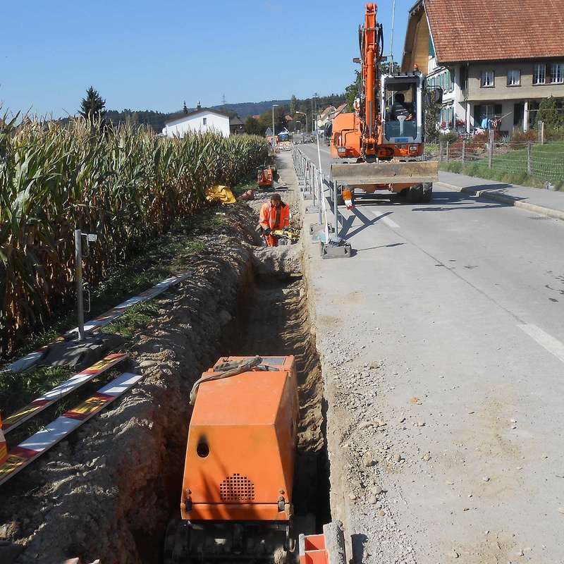 Transportleitung Säriswil bis Meikirch