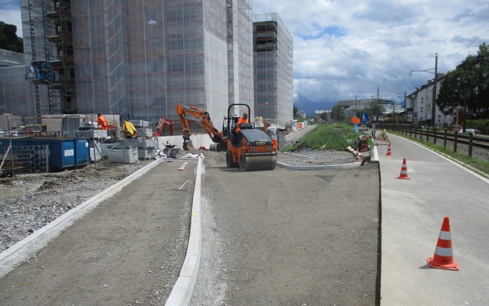 Anpassung Radweg - Migros Heimberg